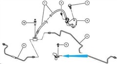 ABS čidlo zadní nápravy 56041393aa Jeep Liberty KJ